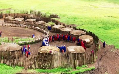 Maasai cultural boma experience around Enduimet